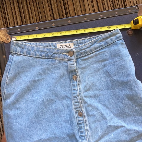 Listicle Denim Skirt - Picture 5 of 6